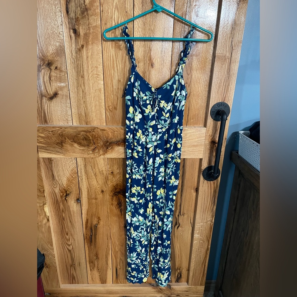 Candie’s women’s lemon jumpsuit size XS excellent condition